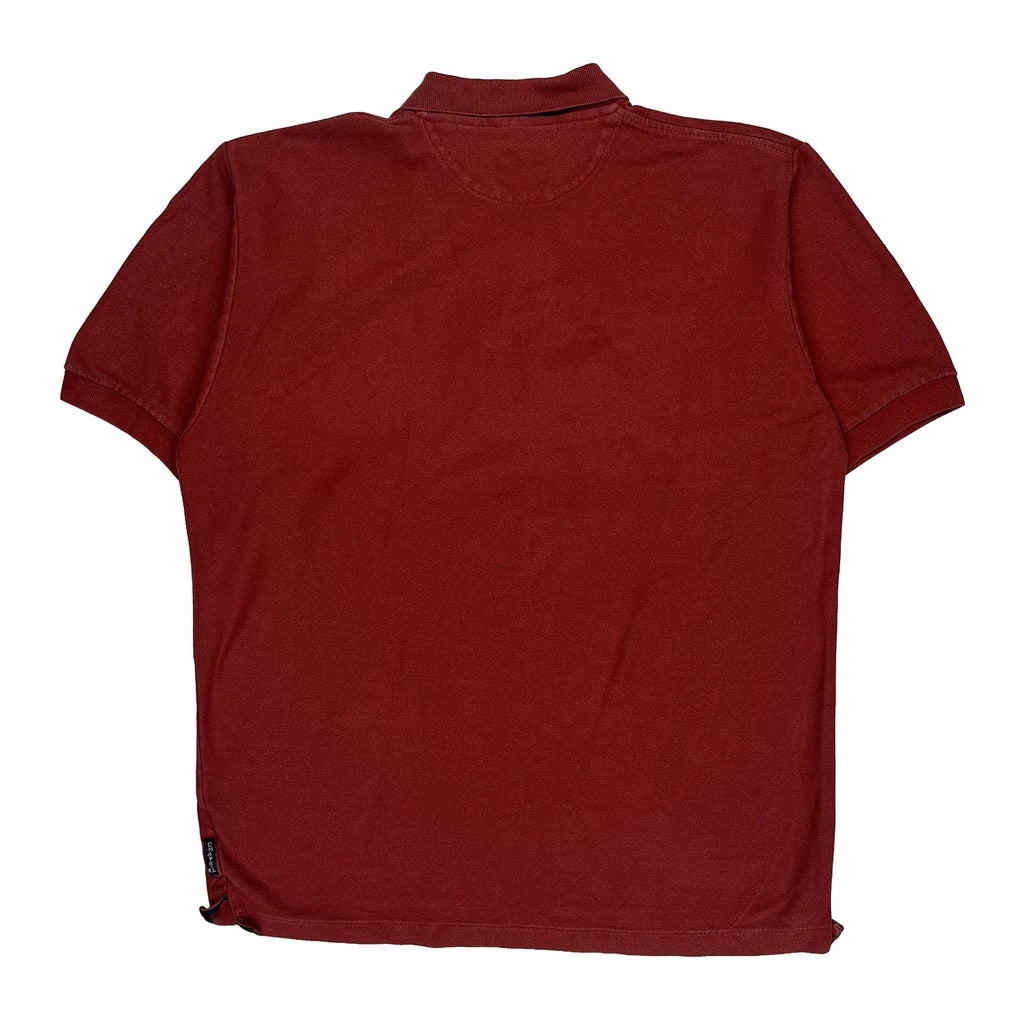 Tommy Hilfiger Polo Shirt - 2XL Red Cotton - Image 2