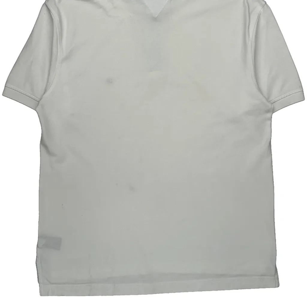 Tommy Hilfiger Polo Shirt - Large White Cotton - Image 7