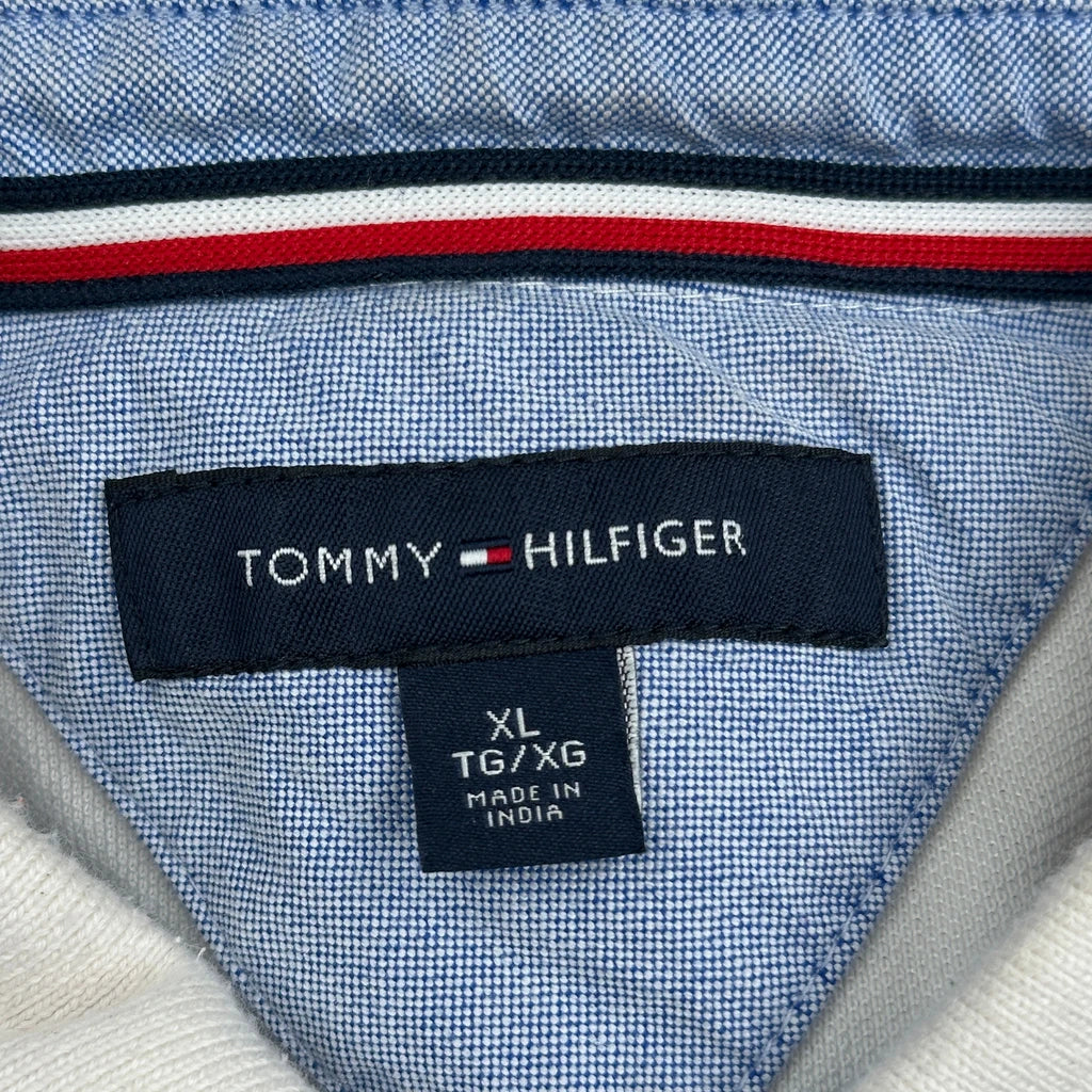 Tommy Hilfiger Polo Shirt - XL White Cotton - Image 3