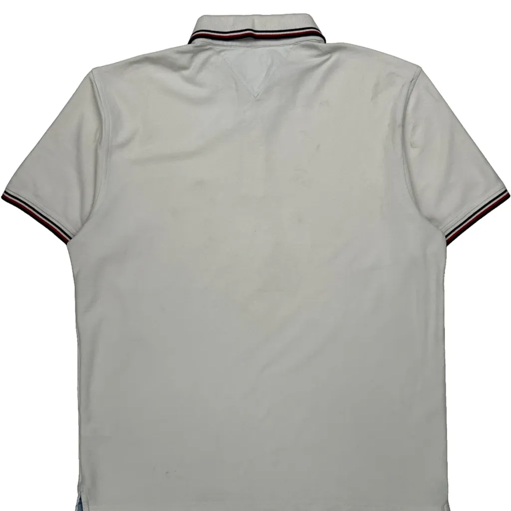 Tommy Hilfiger Polo Shirt - XL White Cotton - Image 6