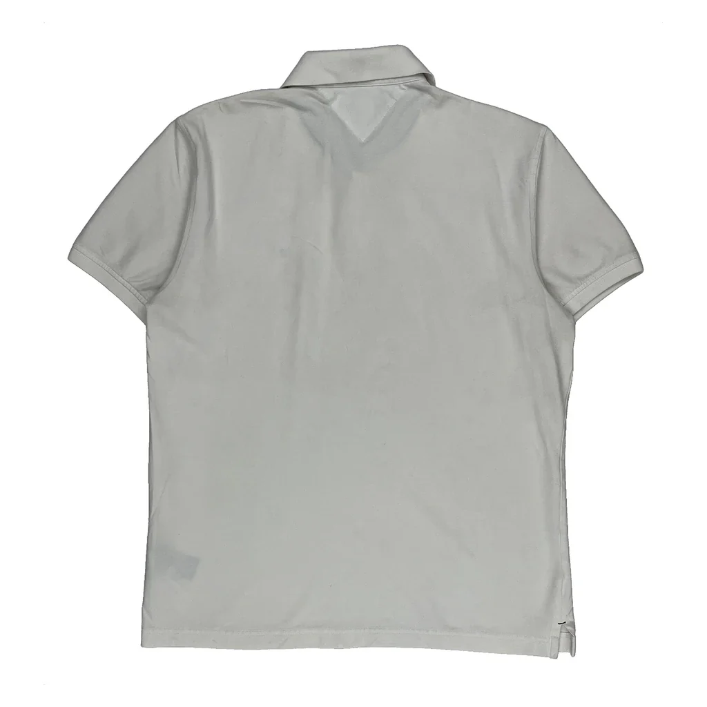 Tommy Hilfiger Slim Fit Polo Shirt - XL White Cotton - Image 2