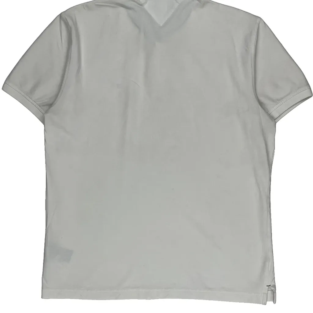 Tommy Hilfiger Slim Fit Polo Shirt - XL White Cotton - Image 6