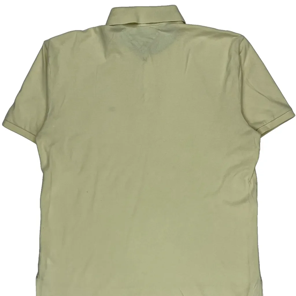 Tommy Hilfiger Polo Shirt - Large Yellow Cotton - Image 6
