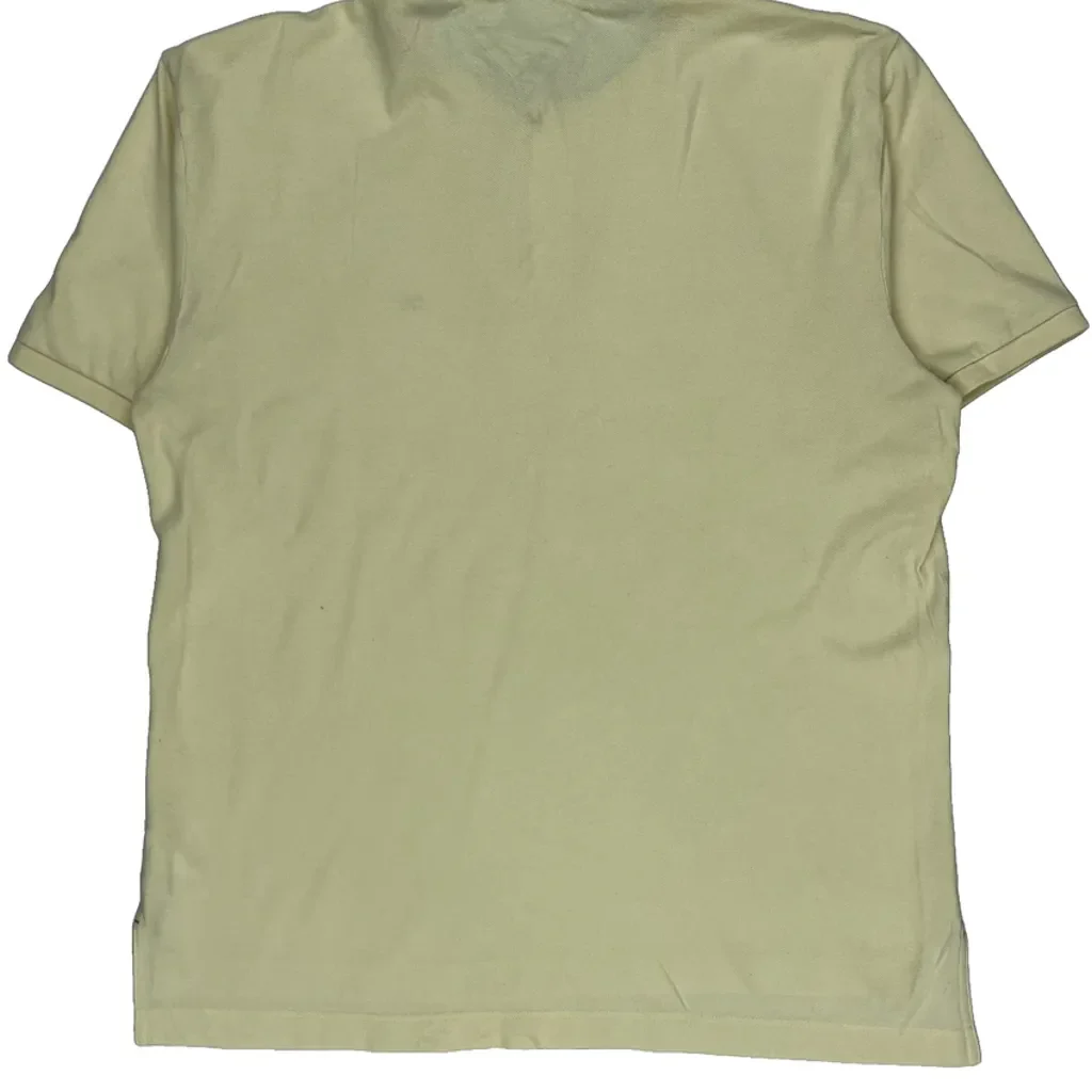 Tommy Hilfiger Polo Shirt - Large Yellow Cotton - Image 7