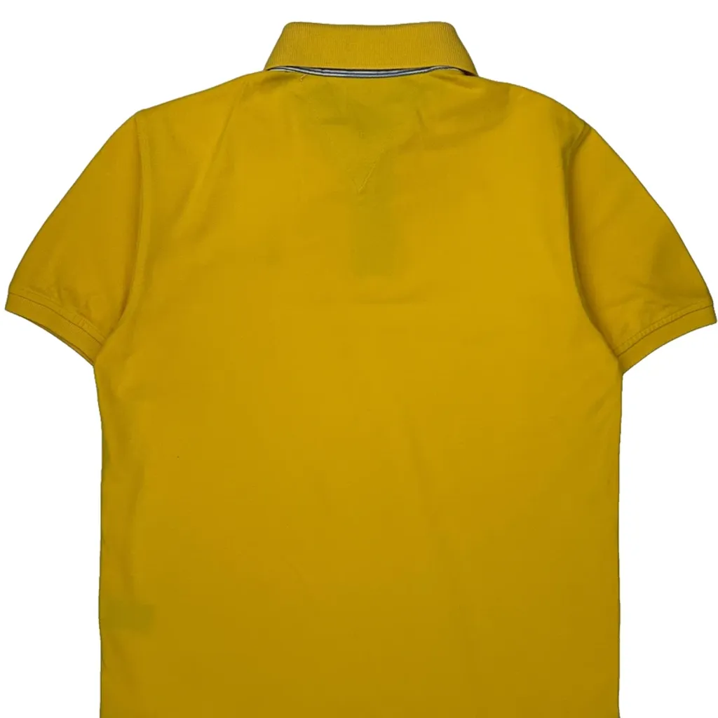 Tommy Hilfiger Polo Shirt - Medium Yellow Cotton - Image 6