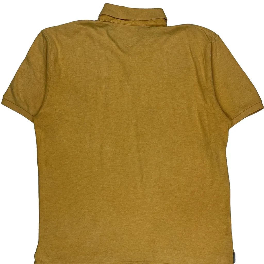 Tommy Hilfiger Polo Shirt - XL Yellow Cotton - Image 6