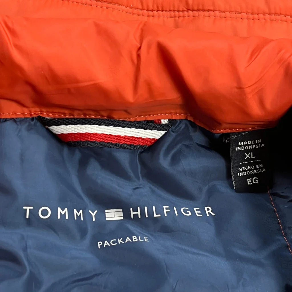 Tommy Hilfiger Puffer - XL Orange Polyester - Image 3