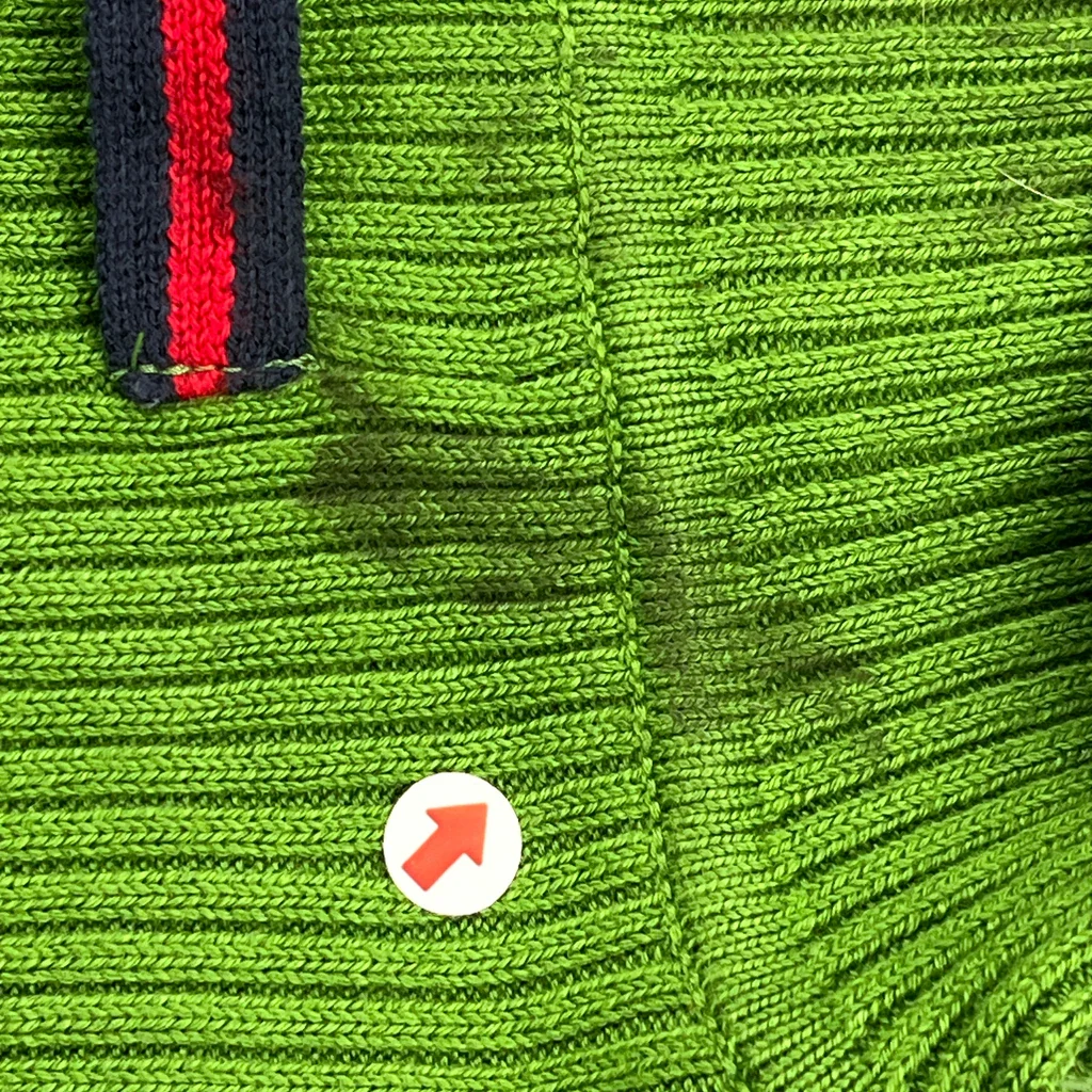 Tommy Hilfiger Rollneck - Large Green Cotton - Image 4