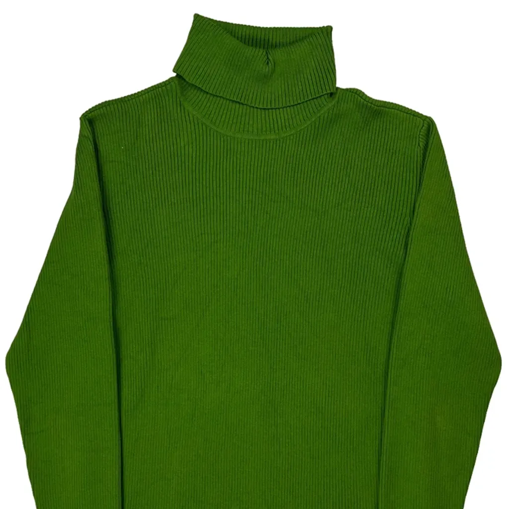 Tommy Hilfiger Rollneck - Large Green Cotton - Image 5