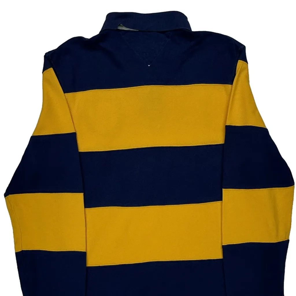 Tommy Hilfiger Striped Rugby Shirt - Medium Blue Cotton - Image 6