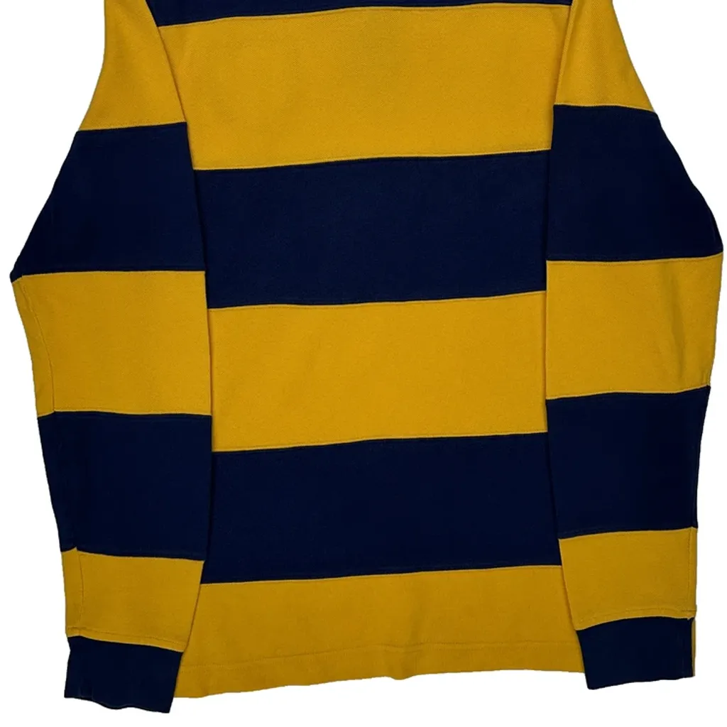 Tommy Hilfiger Striped Rugby Shirt - Medium Blue Cotton - Image 7