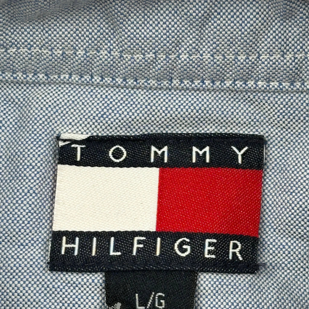 Tommy Hilfiger Rugby Shirt - Large Brown Cotton - Image 3