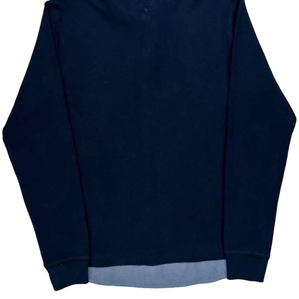 Tommy Hilfiger Rugby Shirt - Large Navy Cotton - Image 6