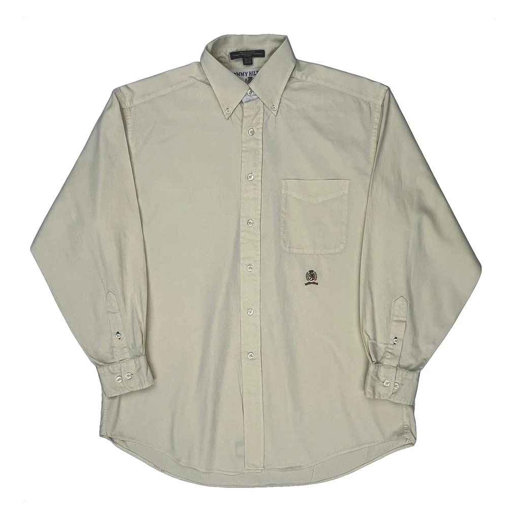 Tommy Hilfiger Shirt - Medium Beige Cotton