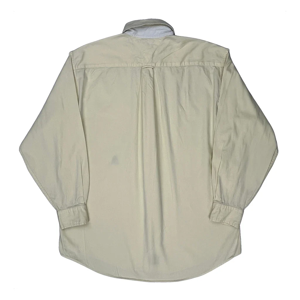 Tommy Hilfiger Shirt - Medium Beige Cotton - Image 2
