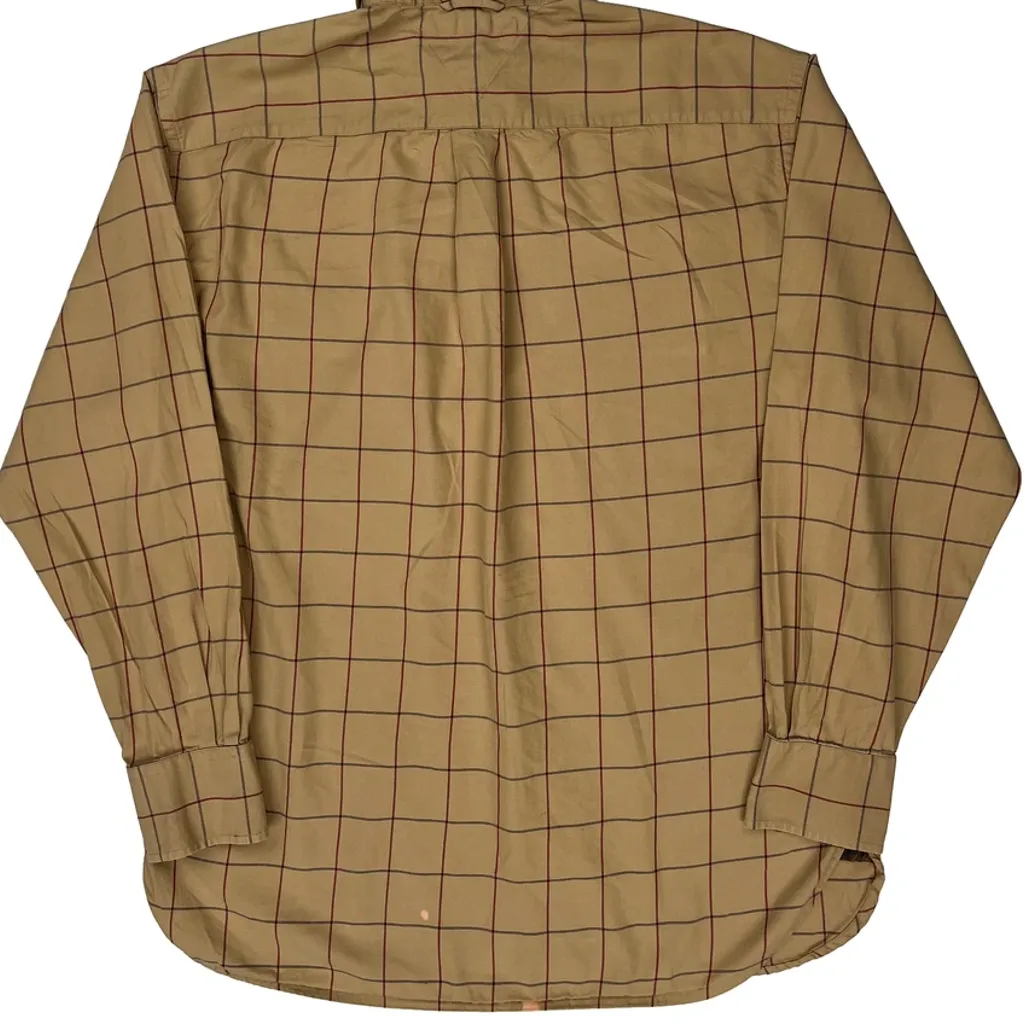 Tommy Hilfiger Checked Shirt - Medium Beige Cotton - Image 6