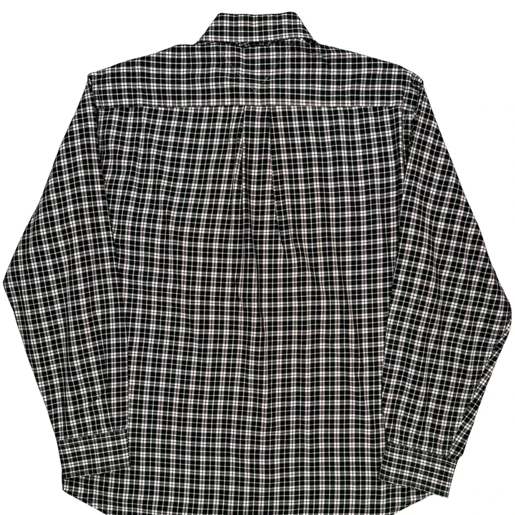Tommy Hilfiger Checked Shirt - Medium Black Cotton - Image 6