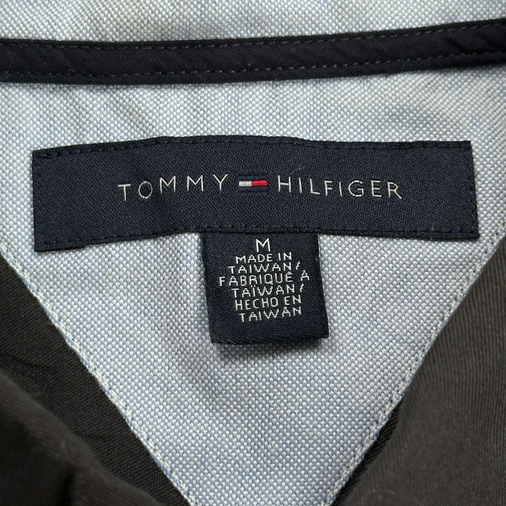 Tommy Hilfiger Shirt - Medium Black Cotton - Image 3