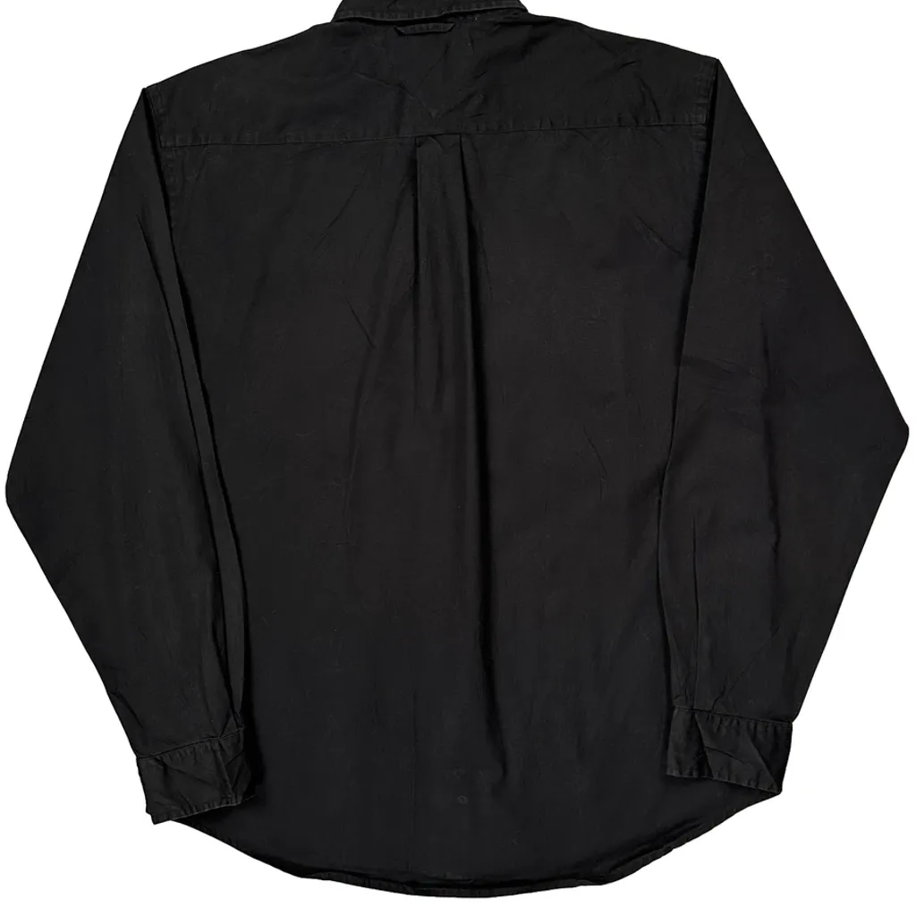 Tommy Hilfiger Shirt - Medium Black Cotton - Image 6