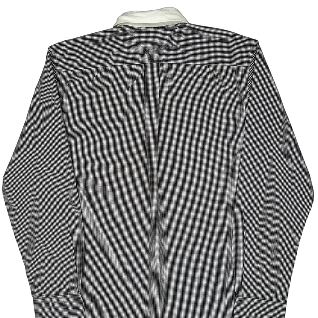 Tommy Hilfiger Slim Fit Shirt - Large Black & White Cotton - Image 7