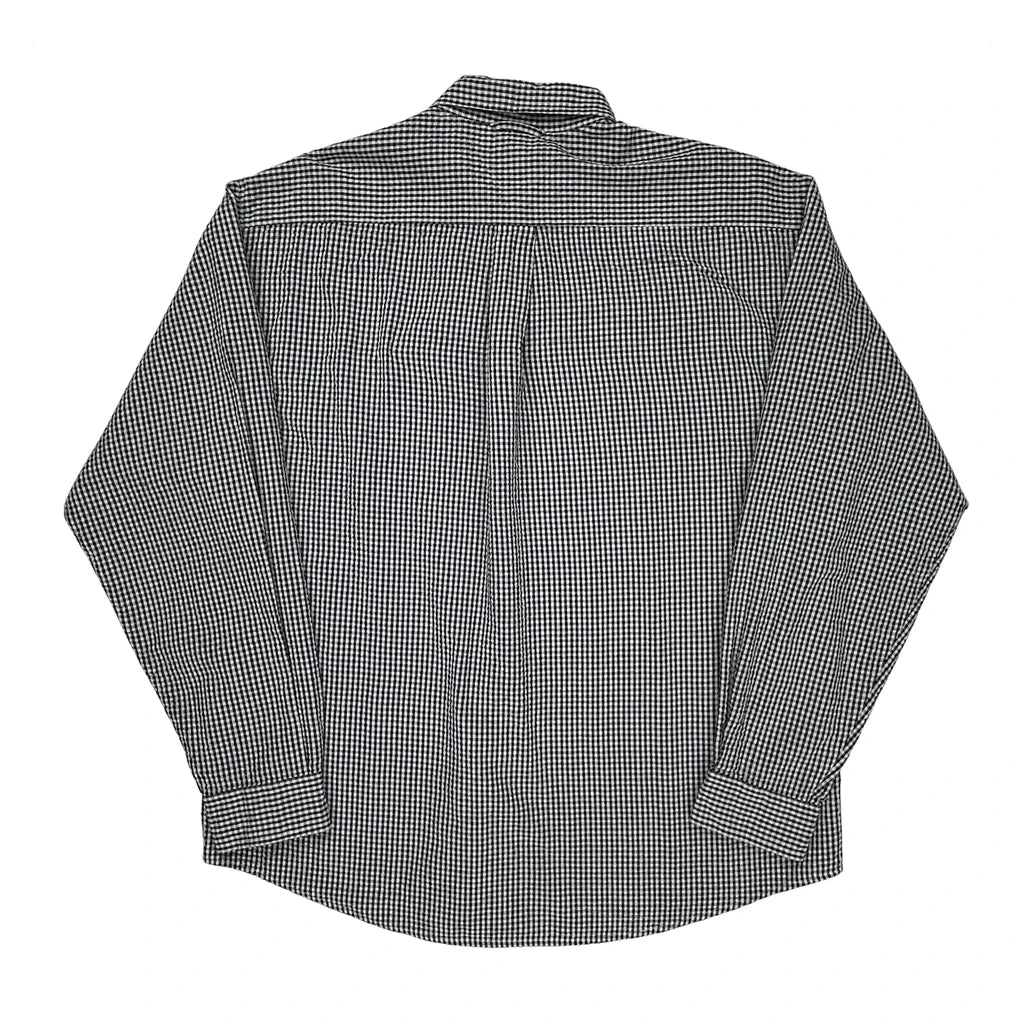 Tommy Hilfiger Checked Shirt - Large Black & White Cotton - Image 2
