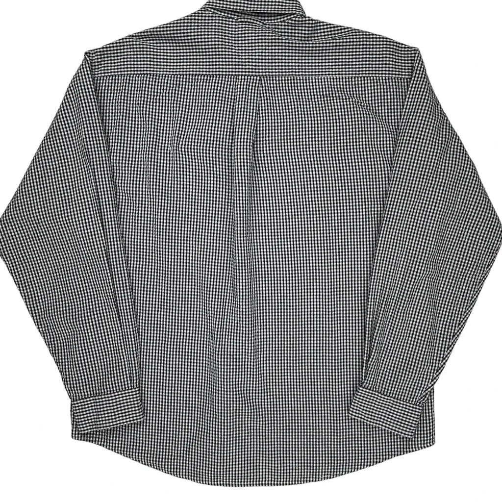 Tommy Hilfiger Checked Shirt - Large Black & White Cotton - Image 6