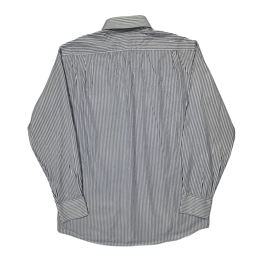 Tommy Hilfiger Striped Shirt - Medium Black & White Cotton - Image 2
