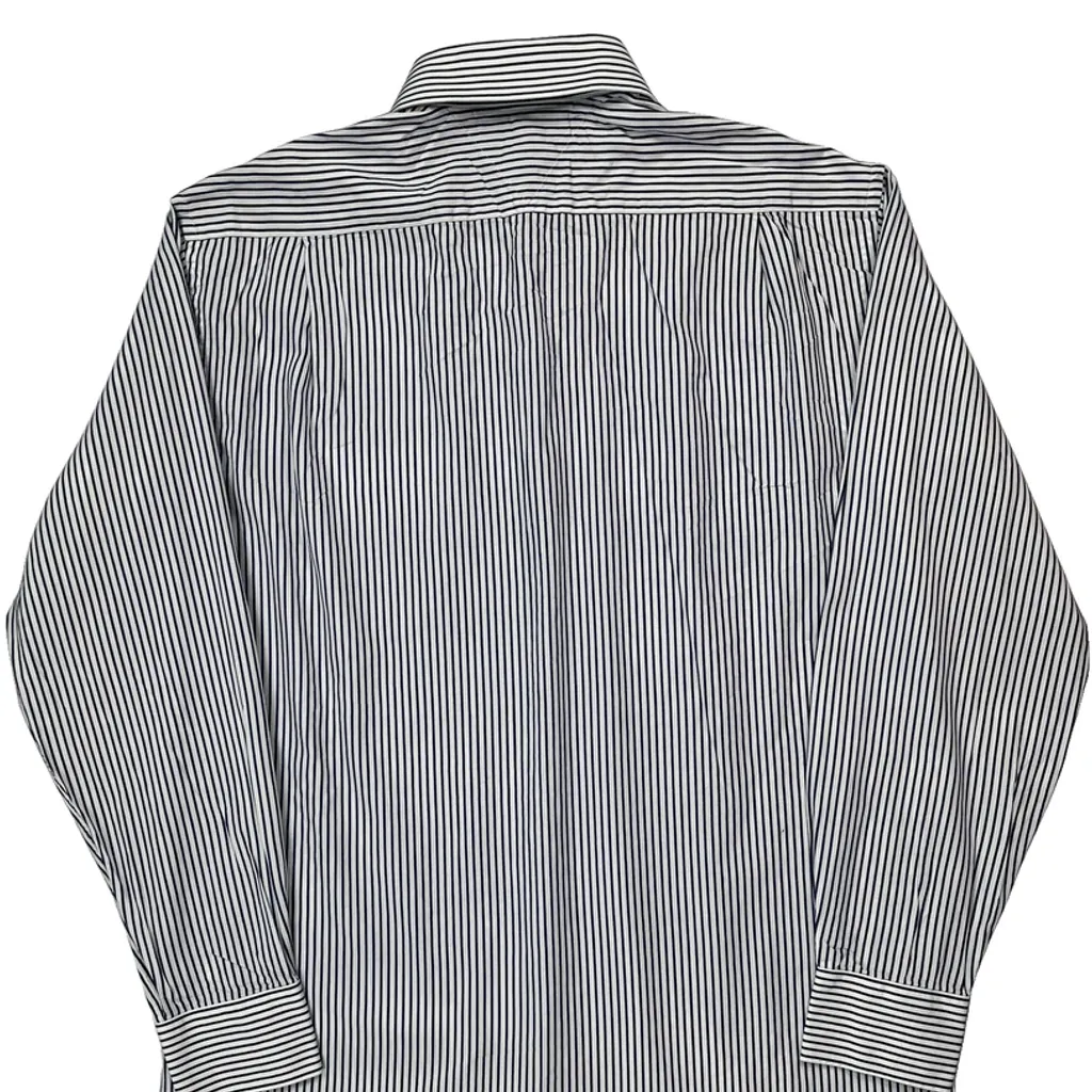 Tommy Hilfiger Striped Shirt - Medium Black & White Cotton - Image 6