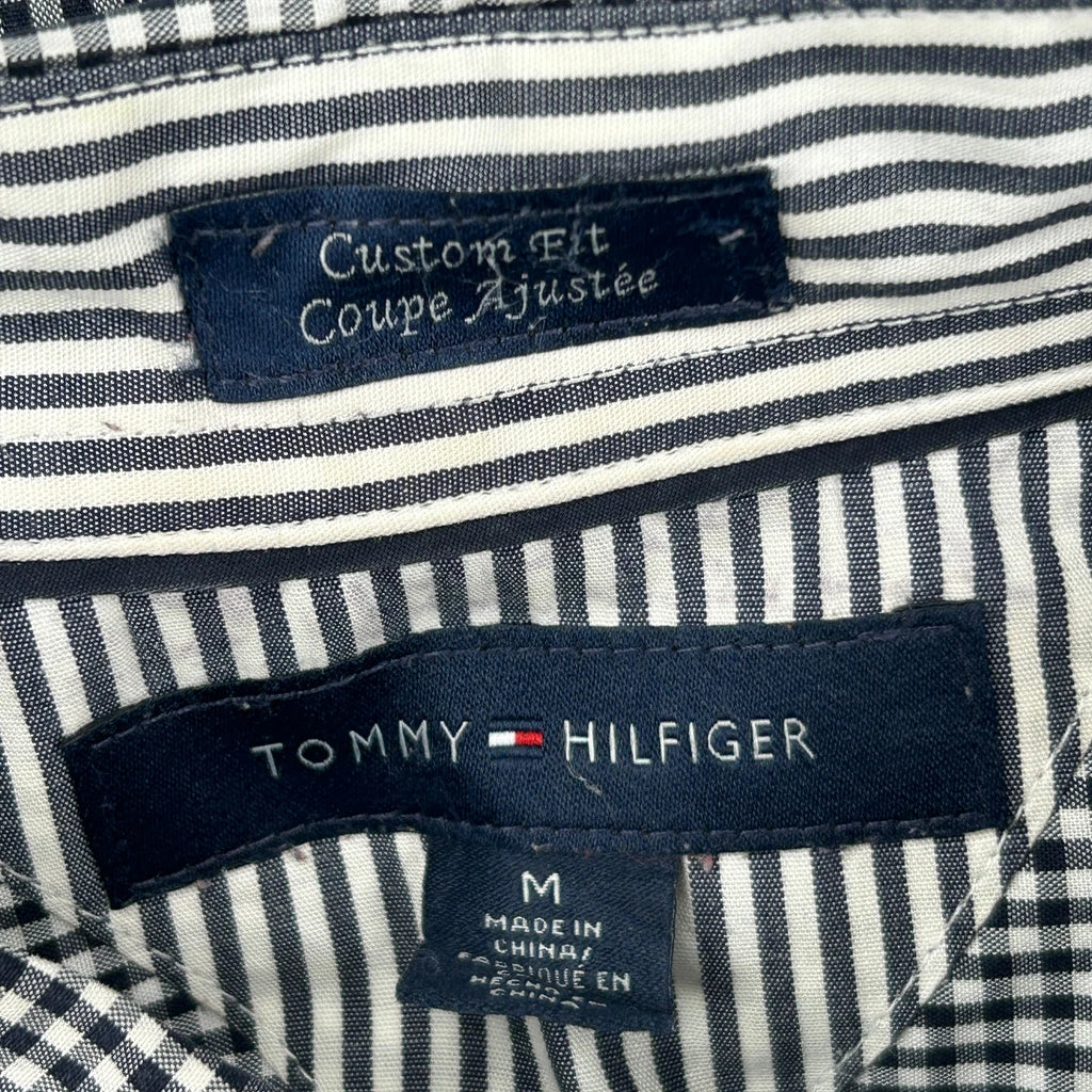 Tommy Hilfiger Checked Shirt - Medium Black & White Cotton - Image 3