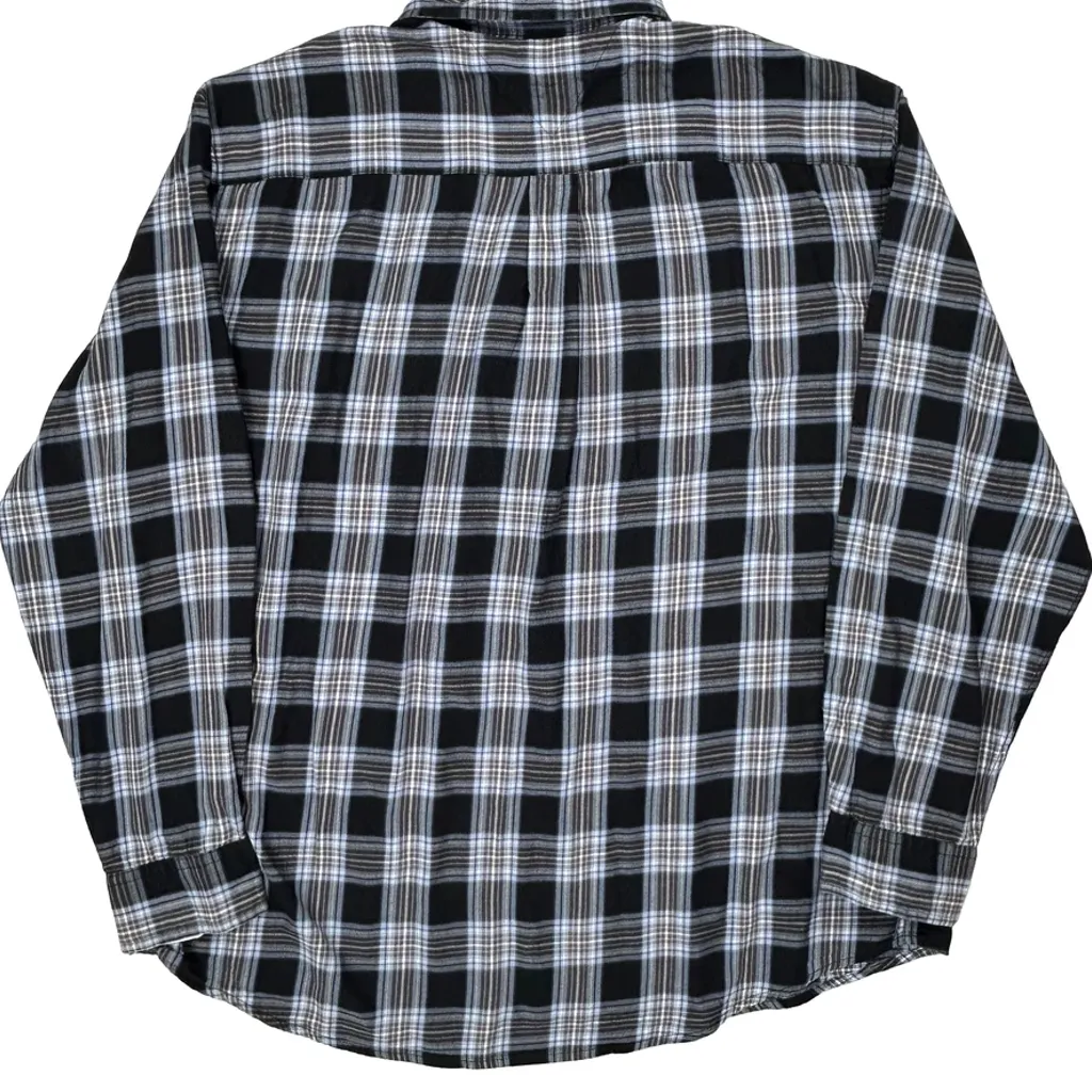 Tommy Hilfiger Checked Shirt - 2XL Black Cotton - Image 7