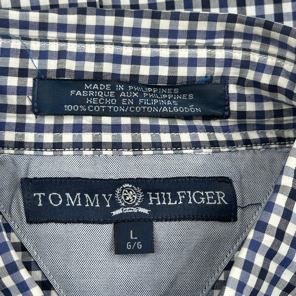 Tommy Hilfiger Checked Shirt - Large Blue Cotton - Image 3