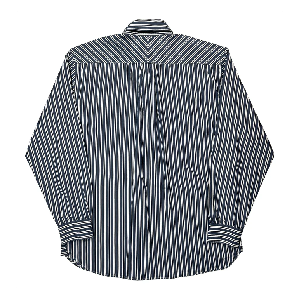 Tommy Hilfiger Striped Shirt - Large Blue Cotton - Image 2
