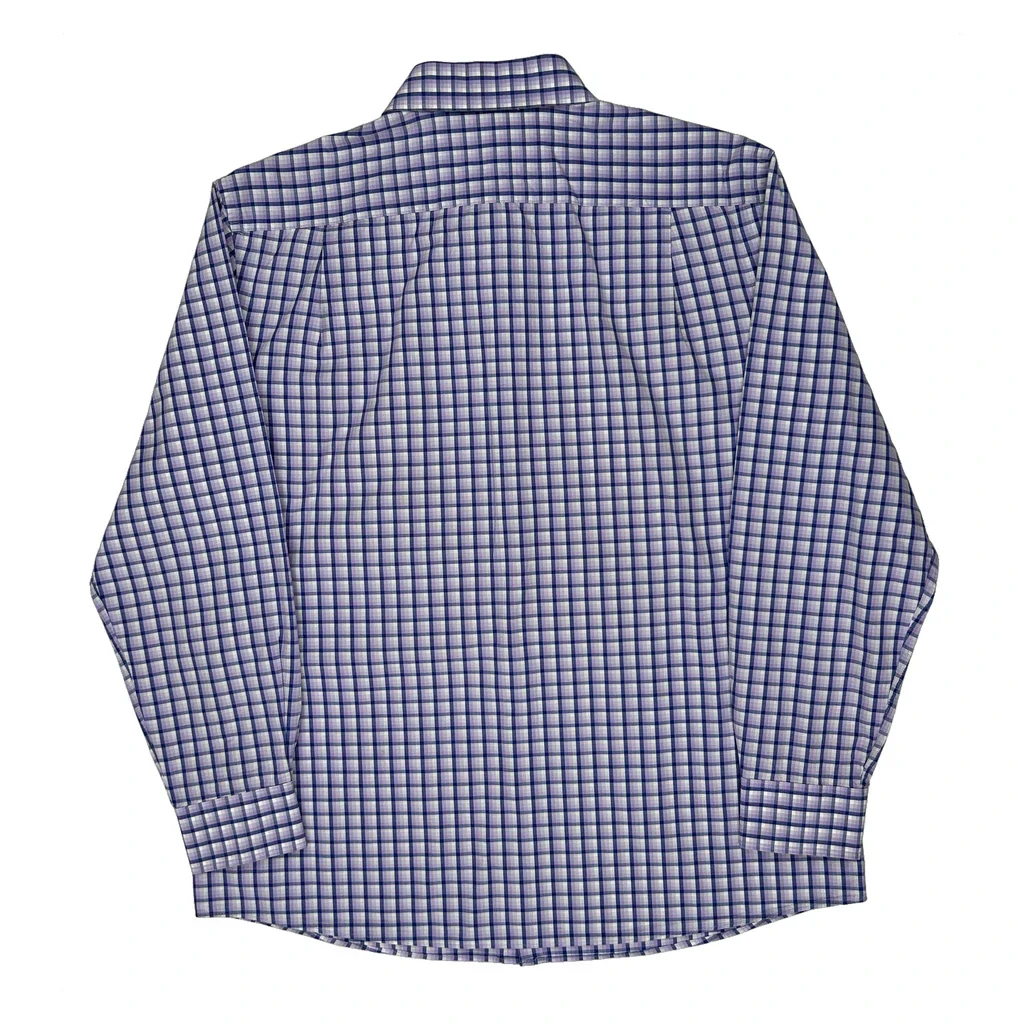 Tommy Hilfiger Slim Fit Shirt - Large Blue Cotton - Image 2
