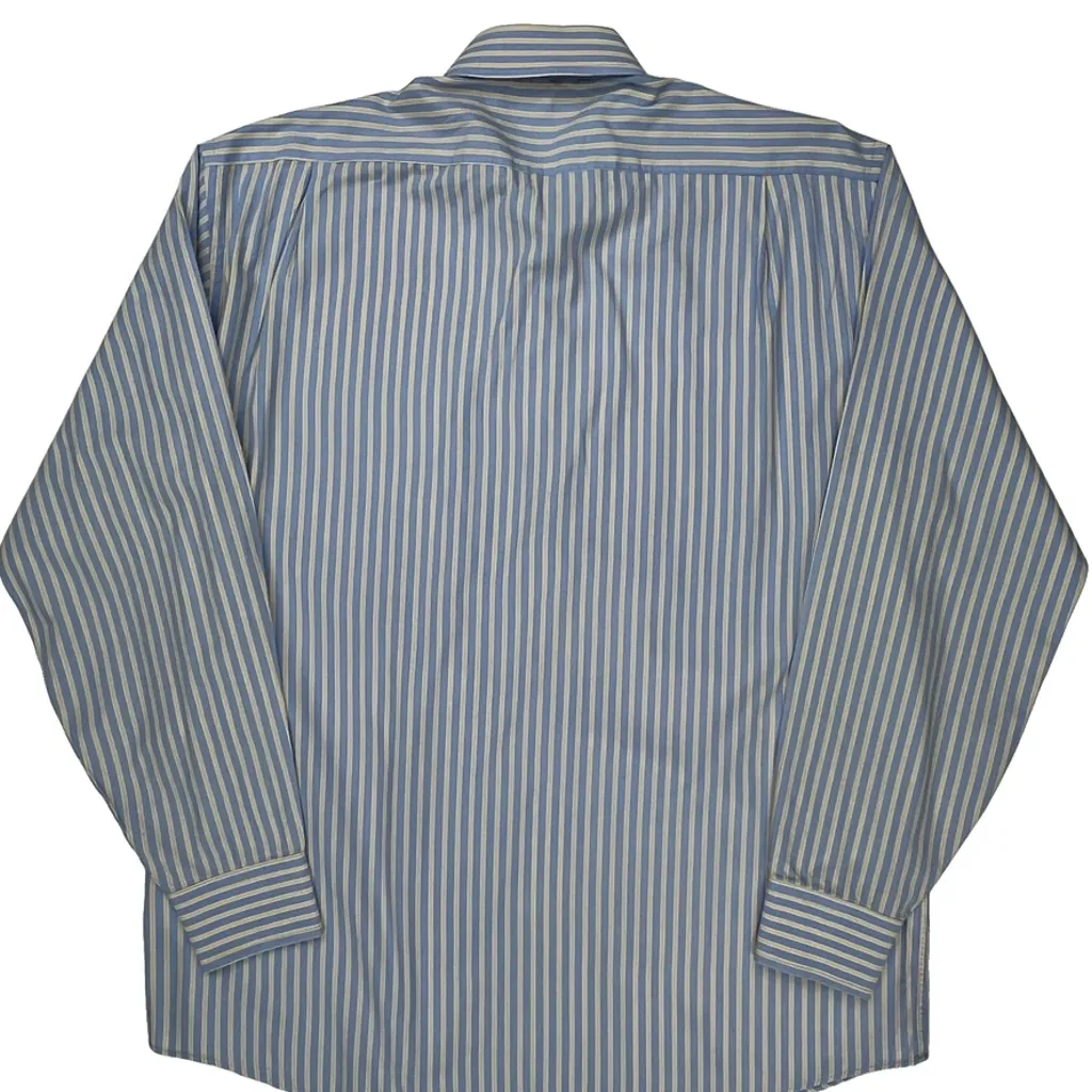 Tommy Hilfiger Striped Shirt - Large Blue Cotton - Image 6
