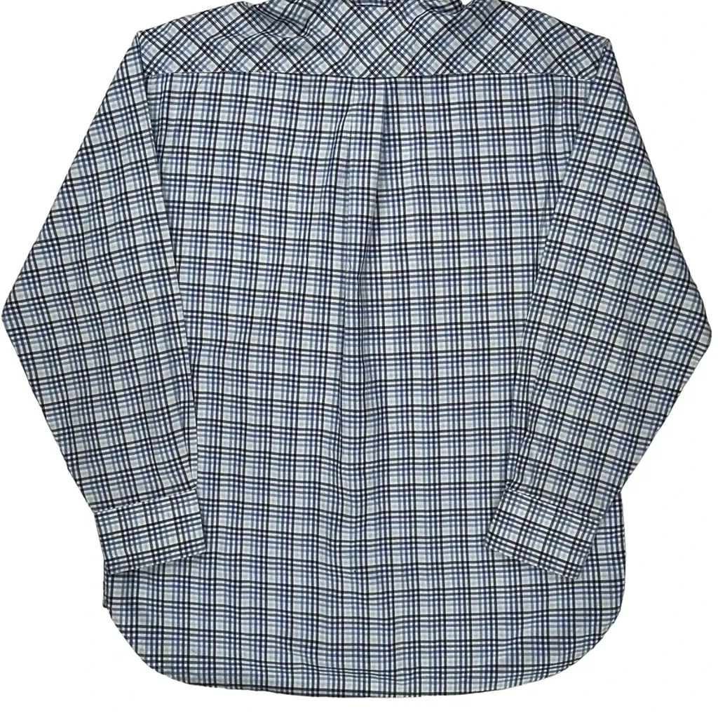 Tommy Hilfiger Checked Shirt - Large Blue Cotton - Image 7