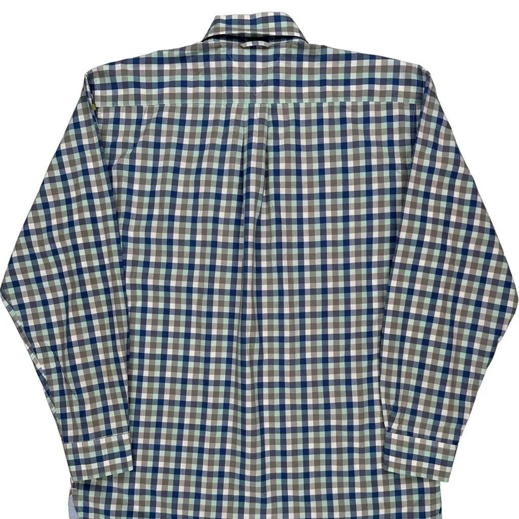 Tommy Hilfiger Checked Shirt - Large Blue Cotton - Image 6