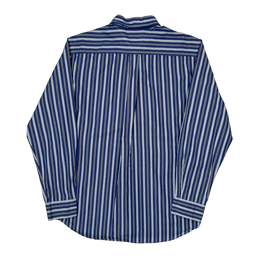 Tommy Hilfiger Striped Shirt - Large Blue Cotton - Image 2