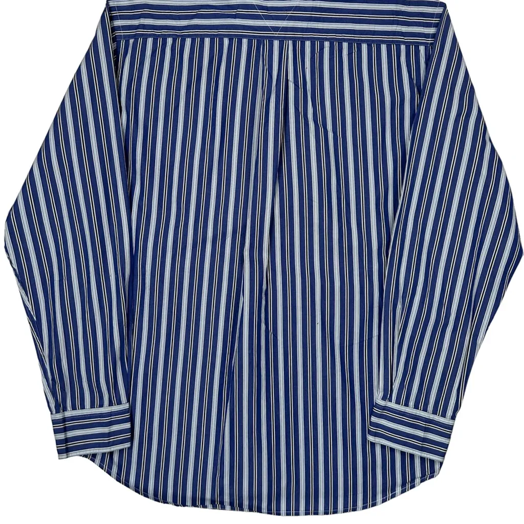 Tommy Hilfiger Striped Shirt - Large Blue Cotton - Image 7