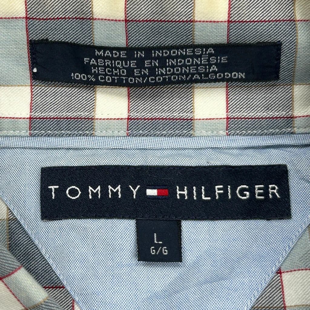 Tommy Hilfiger Checked Shirt - Large Blue Cotton - Image 3
