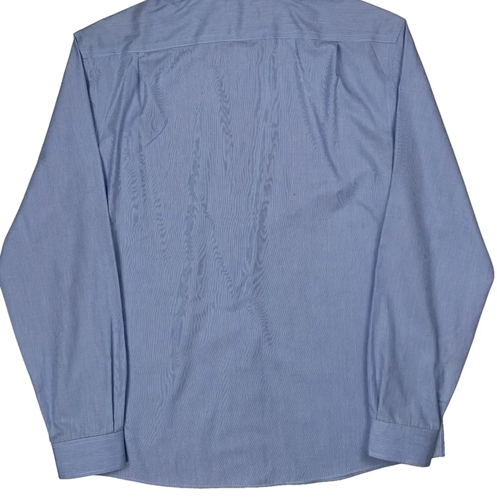 Tommy Hilfiger Slim Fit Shirt - Large Blue Cotton - Image 7