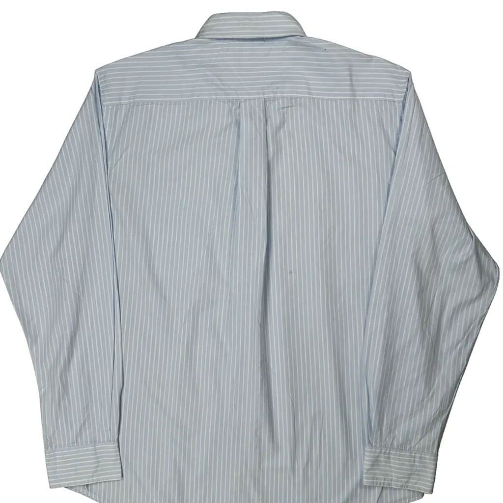 Tommy Hilfiger Striped Shirt - Large Blue Cotton - Image 7