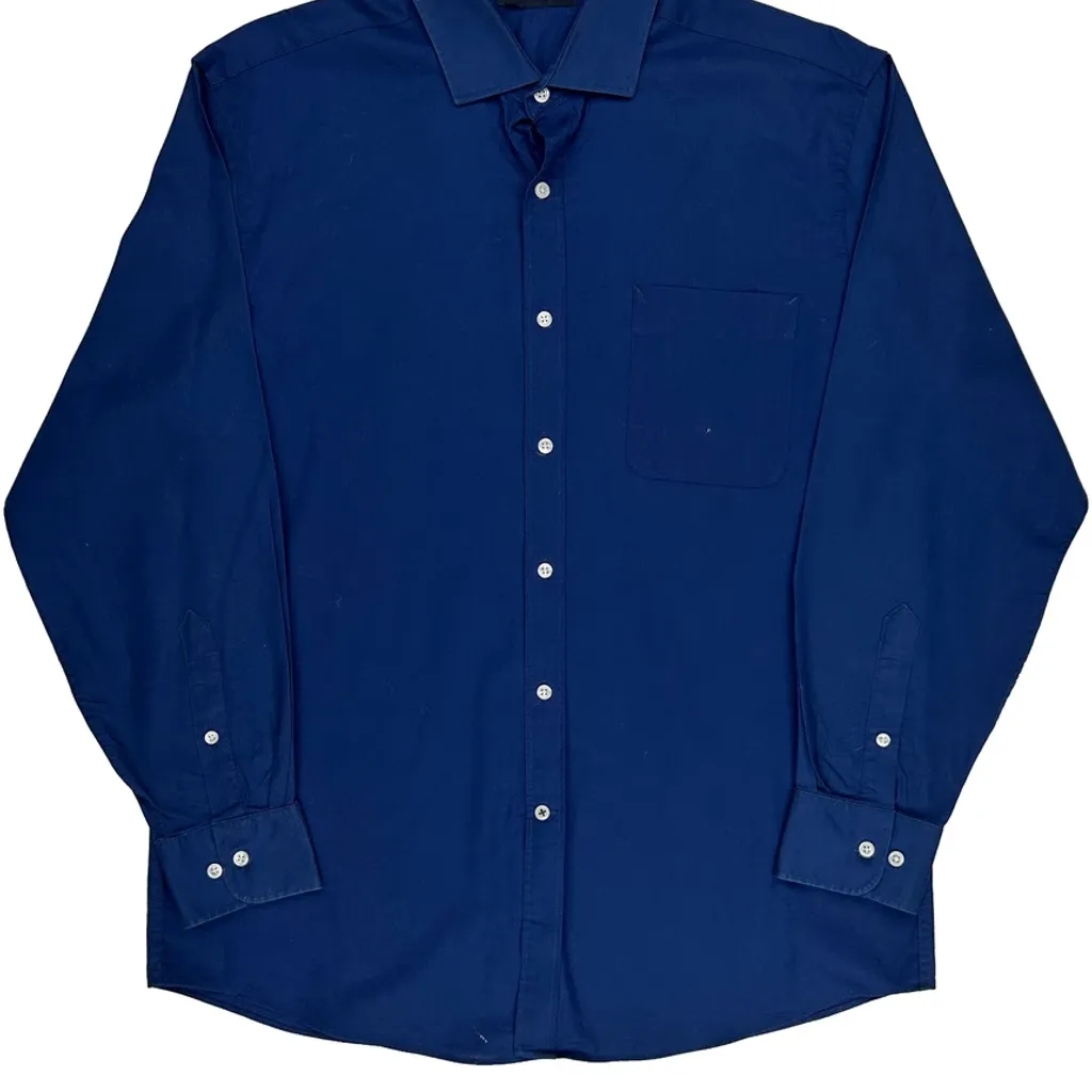 Tommy Hilfiger Shirt - Large Blue Cotton - Image 4