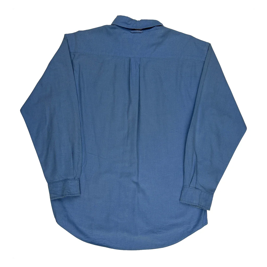 Tommy Hilfiger Shirt - Large Blue Cotton - Image 2