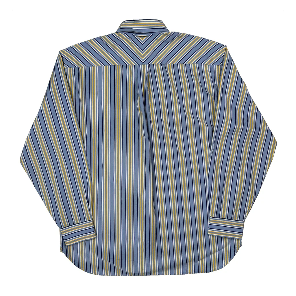 Tommy Hilfiger Striped Shirt - Large Blue Cotton - Image 2