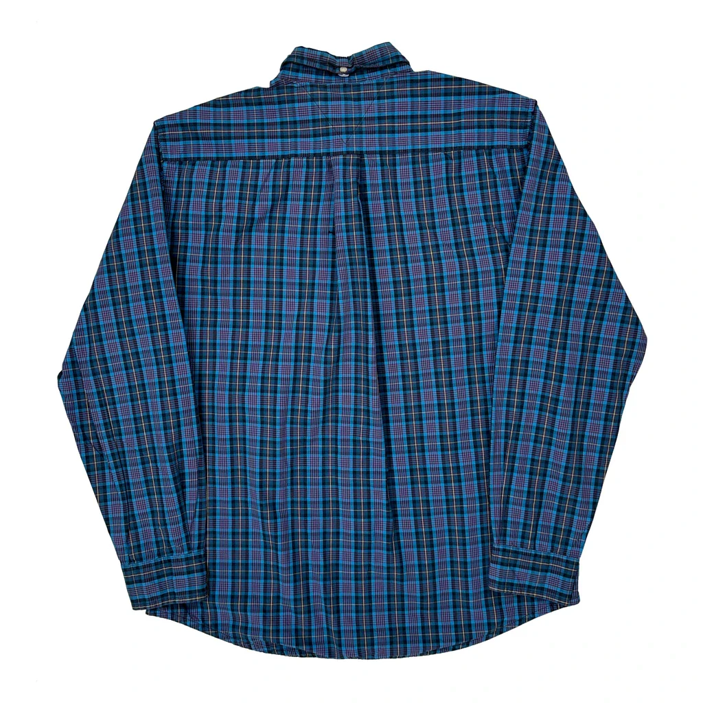 Tommy Hilfiger Checked Shirt - Large Blue Cotton - Image 2