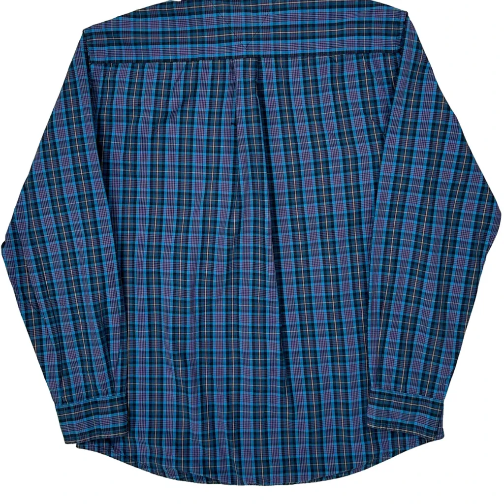 Tommy Hilfiger Checked Shirt - Large Blue Cotton - Image 6