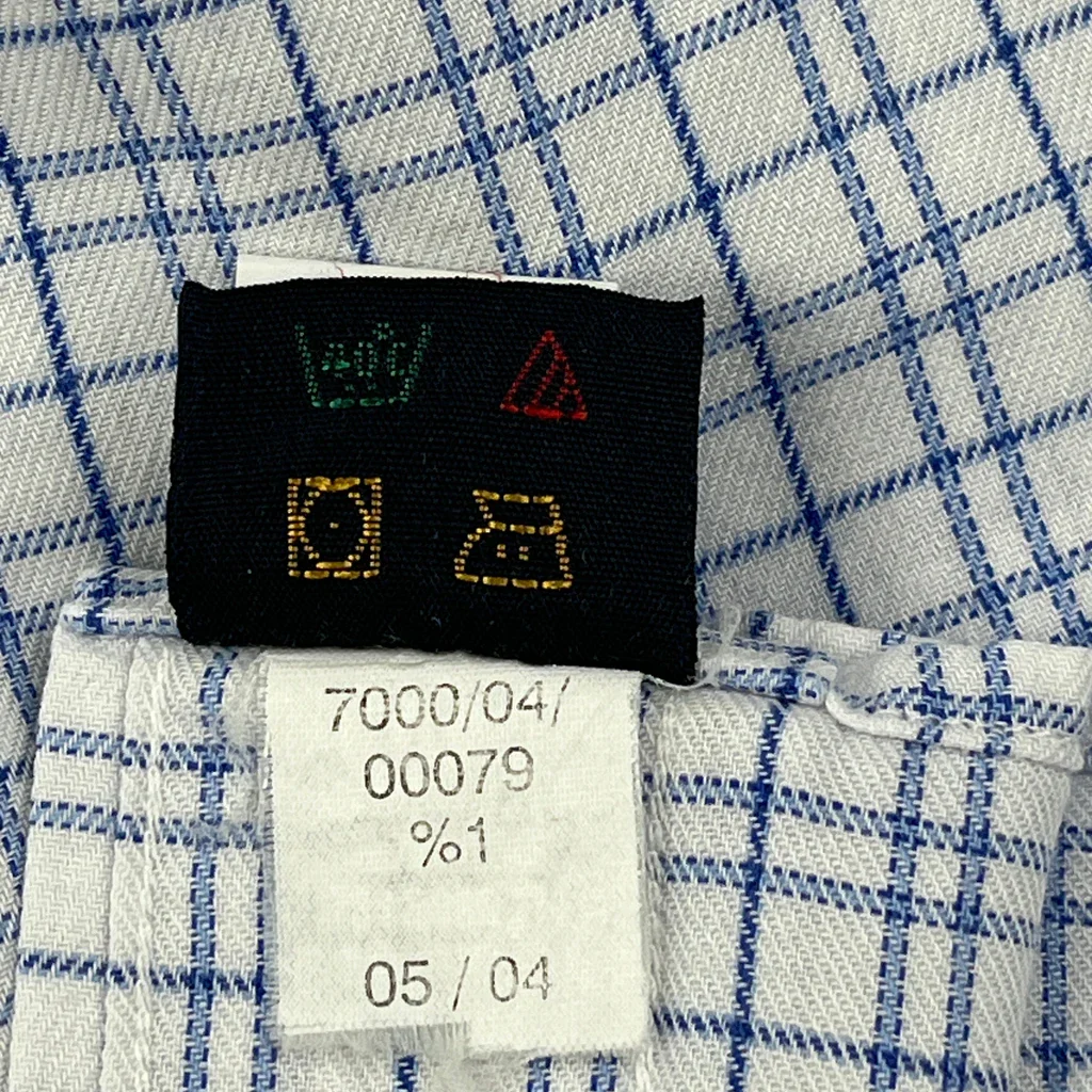 Tommy Hilfiger Checked Shirt - Large Blue Cotton - Image 5