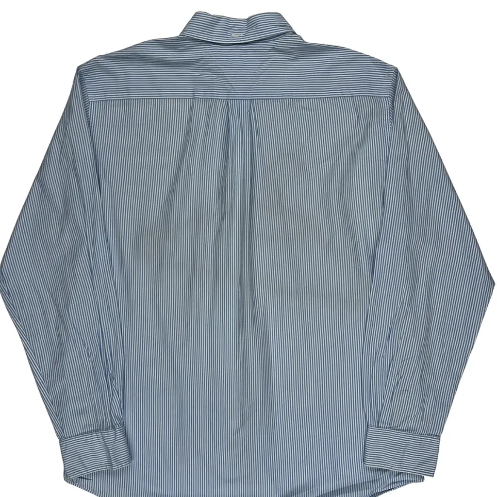 Tommy Hilfiger Striped Shirt - Large Blue Cotton - Image 7