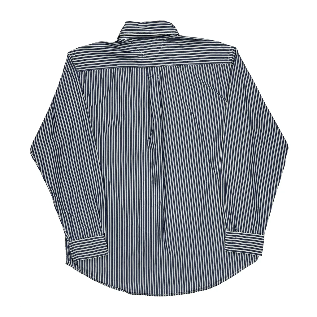 Tommy Hilfiger Striped Shirt - Large Blue Cotton - Image 2