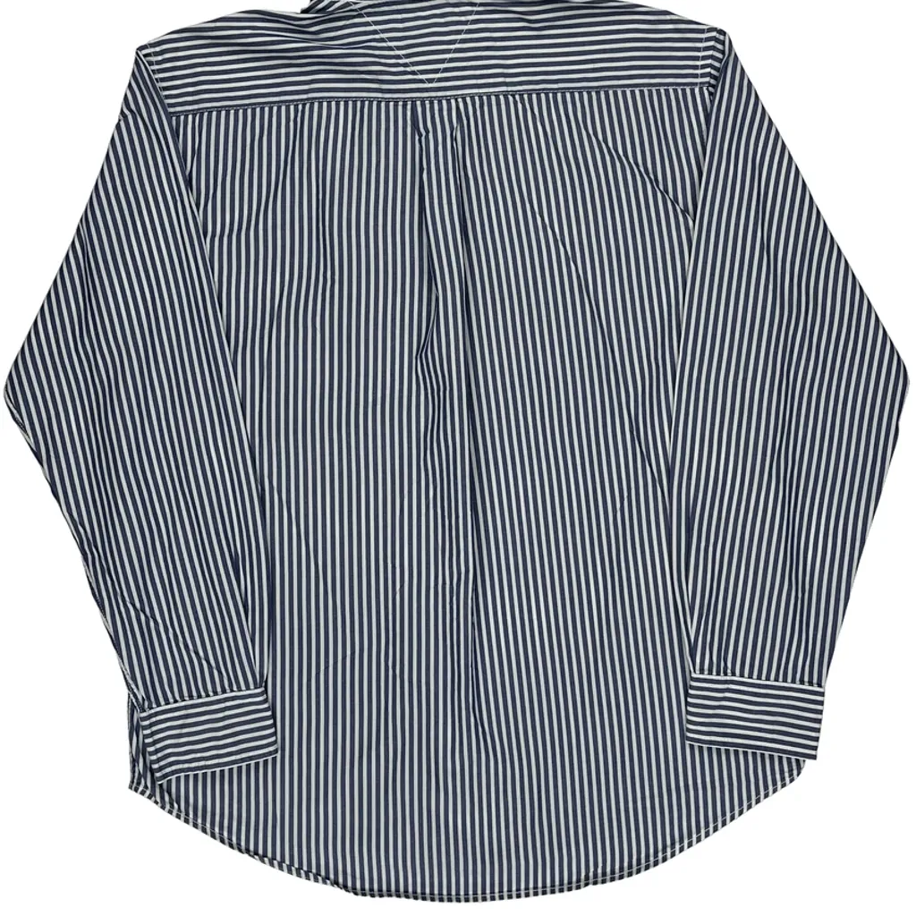 Tommy Hilfiger Striped Shirt - Large Blue Cotton - Image 6